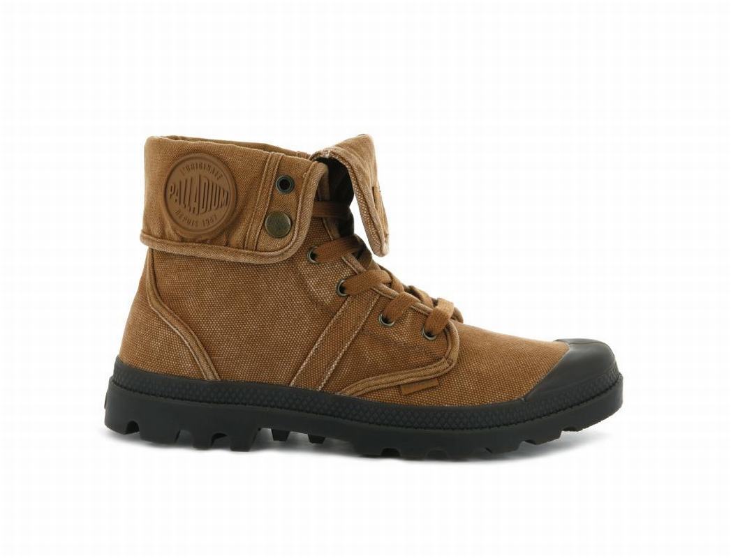 Palladium Pallabrousse Baggy Mens Boots Brown Australia [AYGEOX-987]